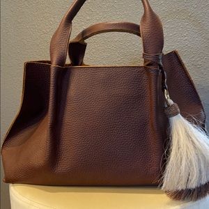 Olivella Pebbled leather tote